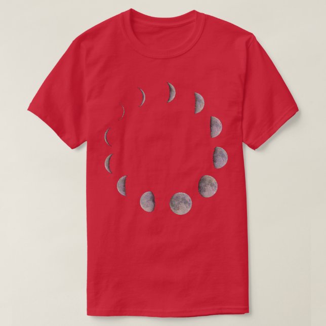 Luna Moon Phases  Mens & Womens sizes  T-Shirt (Design Front)