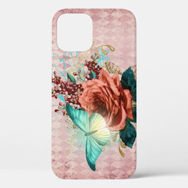 Luna Moth Bouquet Case-Mate iPhone Case (Back)