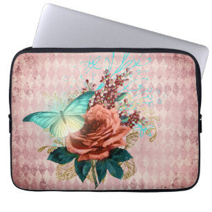 Luna Moth Bouquet Laptop Sleeve
