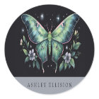 Luna Moth Business Card