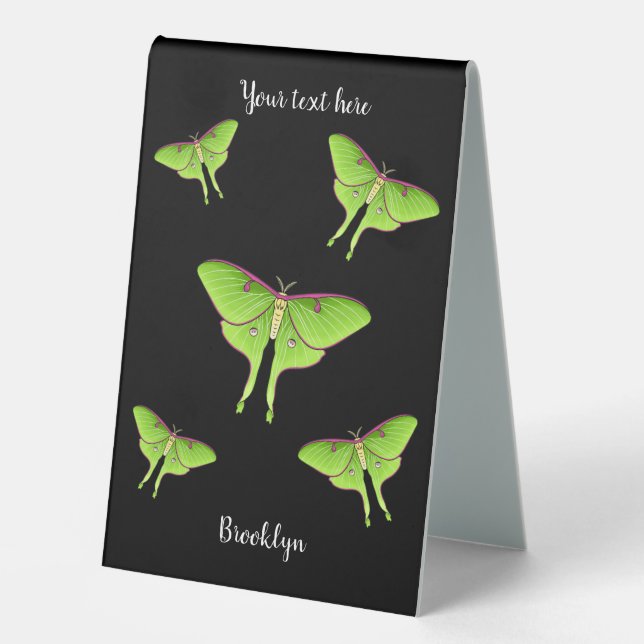 Luna Moth cartoon illustration  (Front)