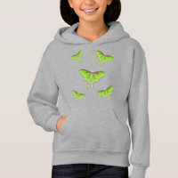 Luna Moth cartoon illustration