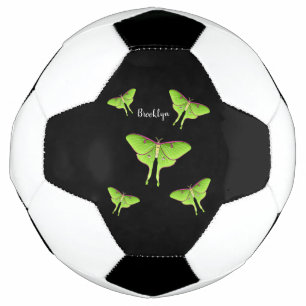 Luna Moth cartoon illustration Football