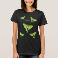 Luna Moth cartoon illustration  