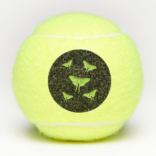 Luna Moth cartoon illustration Tennis Balls