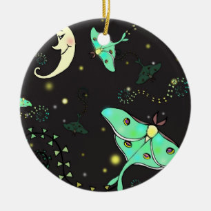 Luna Moth Christmas Ornament holiday decoration