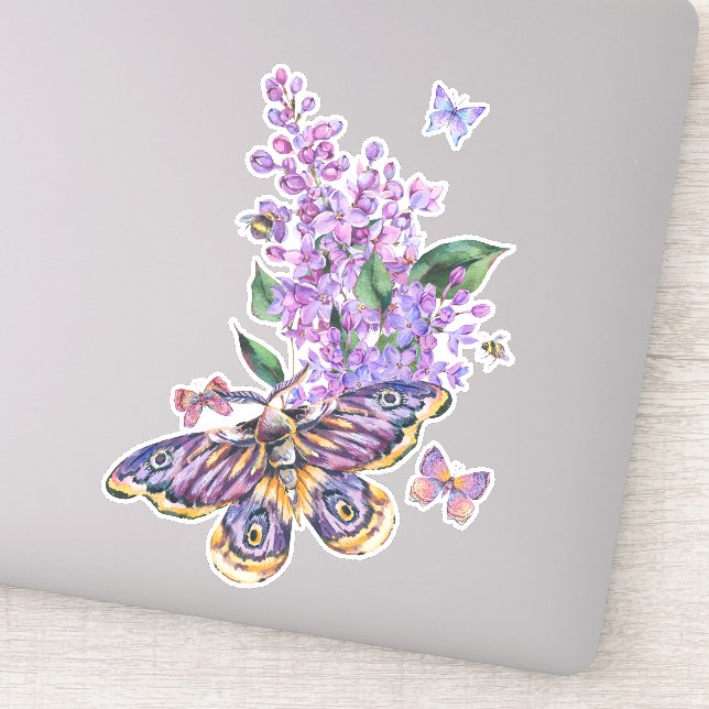 luna moth, cottagecore (Detail)