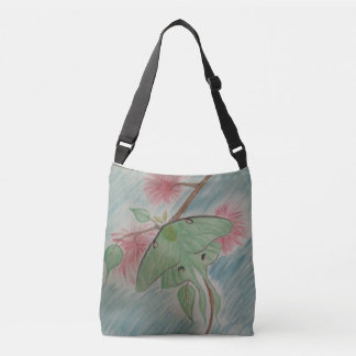 Luna moth crossbody bag
