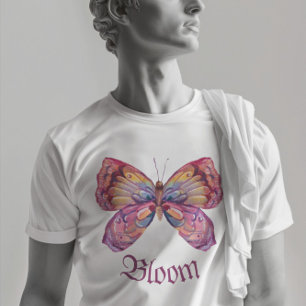 Luna Moth, Floral Moth T-Shirt