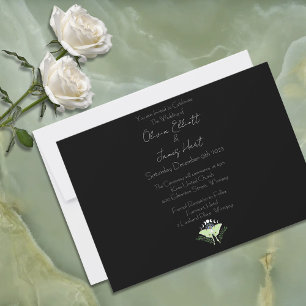 Luna Moth Moon Phases Invitation