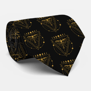 Luna Moth Mystical Designs Tie