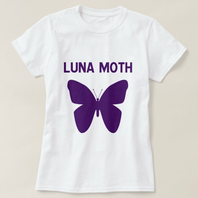 Luna Moth T-Shirt (Design Front)