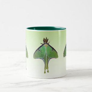 Luna Moth Two-Tone Coffee Mug