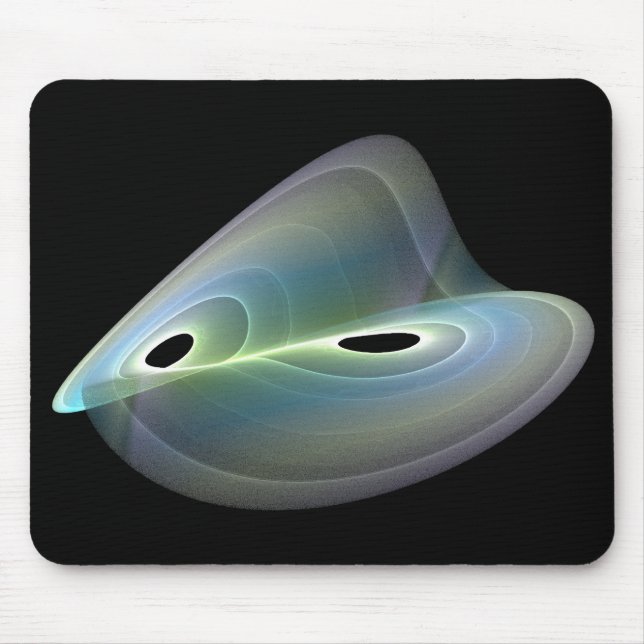 luna ribbon fractal mouse mat (Front)