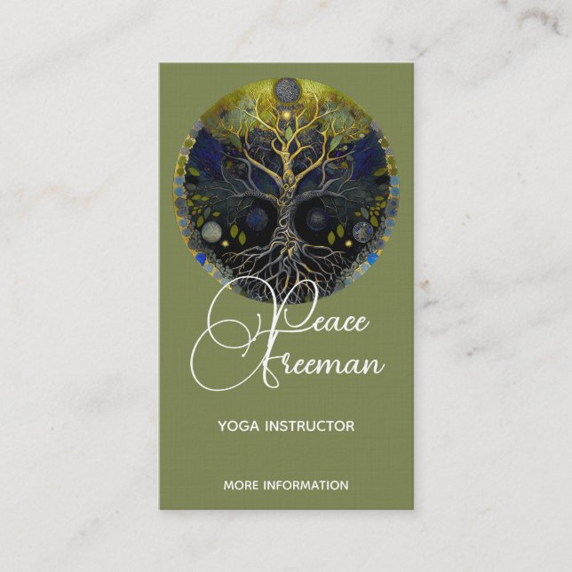 Luna Rising | Tree of Life Business Card (Front)