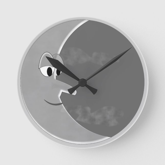 Luna Round Clock (Front)