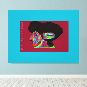 Luna Wolfwoman Canvas Print