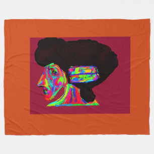 Luna Wolfwoman Fleece Blanket