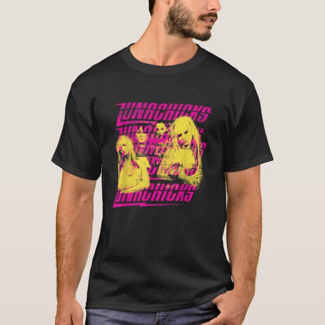 Lunachicks Official Merchandise Group Photo T-Shirt (Front)