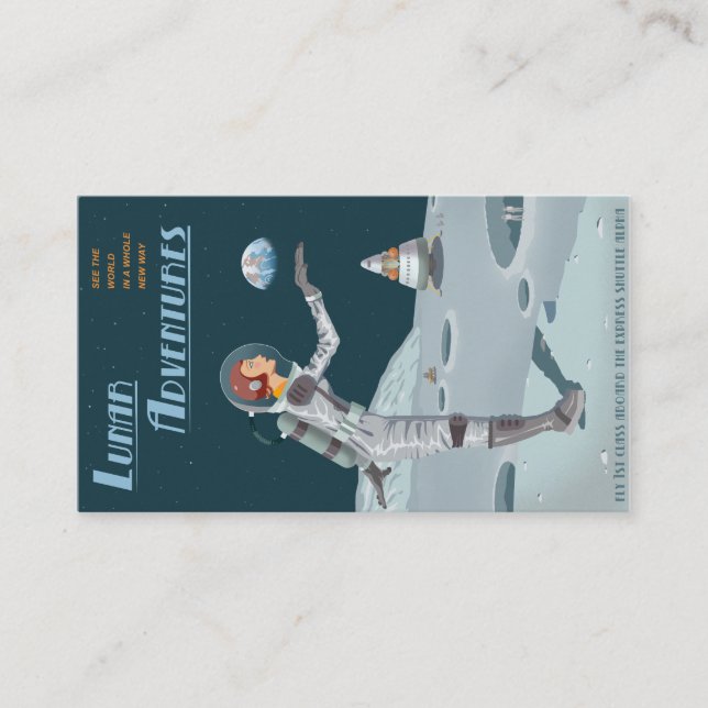 Lunar Adventures biz card (Front)
