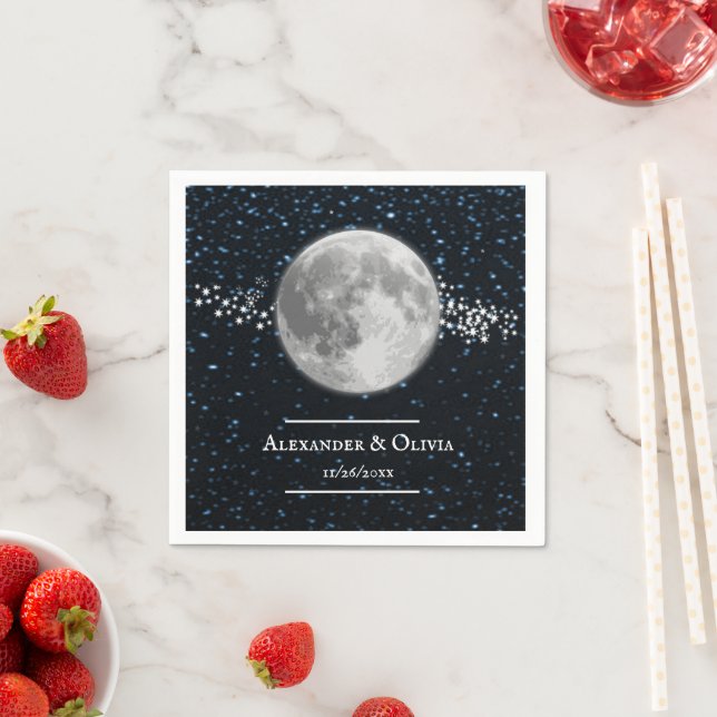 Lunar Bridal Shower Napkin (Insitu)