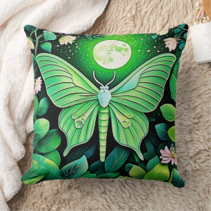 Lunar Butterfly Bloom Design Cushion