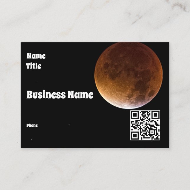 Lunar Cal Business Card (Front)