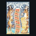 Lunar Calendar 2015 Poster<br><div class="desc">The Lunar Calendar 2015,  a unique annual watercolour painting by Lucy Everitt.</div>