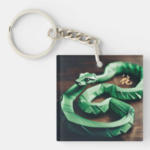 Lunar Chinese New Year Snake 2025 Birthday ASqK2 Key Ring