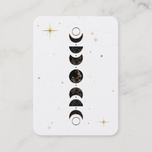 *~* Lunar . Cosmic Moon Phases Universe Shaman Bus Business Card