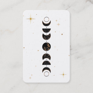 *~* Lunar - Cosmic Moon Phases Universe Shaman Business Card