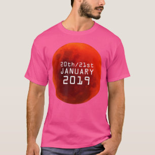 Lunar Eclipse Blood Red Moon Astronomy T-Shirt