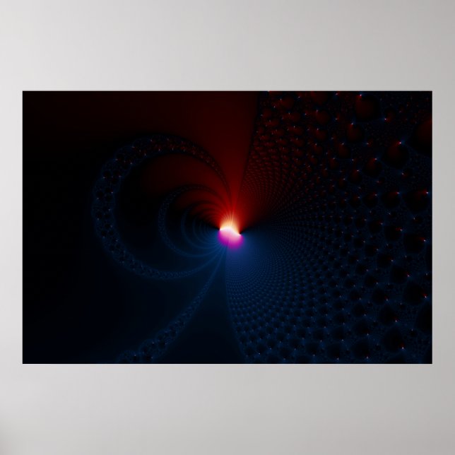 Lunar Eclipse - Fractal Poster (Front)