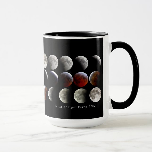 "Lunar eclipse,March 2007" Mug (Right)