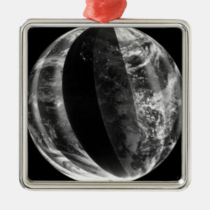 Lunar eclipse metal tree decoration