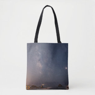 Lunar Eclipse & Milky Way Bandon Beach Oregon Tote Bag