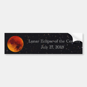 Lunar Eclipse of the Century Bumper Sticker
