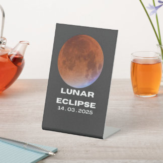 lunar eclipse pedestal sign
