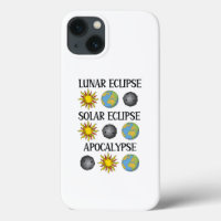 Lunar Eclipse Solar Eclipse Apocalypse Funny Space