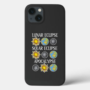 Lunar Eclipse Solar Eclipse Apocalypse Funny Space iPhone 13 Case
