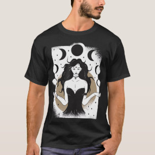 LUNAR GODDESS Costume Wiccan Wicca Pagan Magick Mo T-Shirt