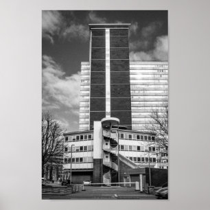 Lunar House Croydon, London UK 8" x 12" Print