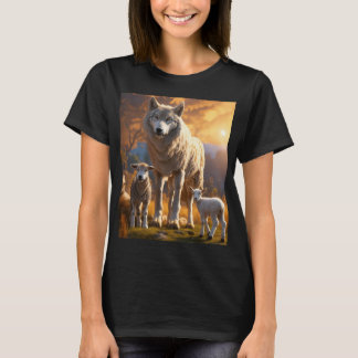 Lunar Howl: Wolf T-Shirt