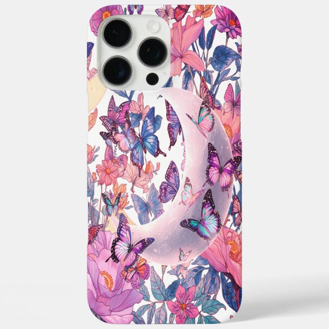 Lunar iPhone Case – Celestial Moon Design (Back)