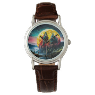 Lunar Landing, the Setting Moon Watch