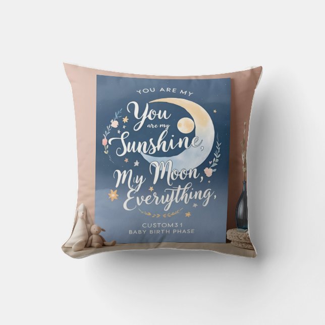 Lunar Legacy: ‘You Are My Moon’ Cushion (Front)