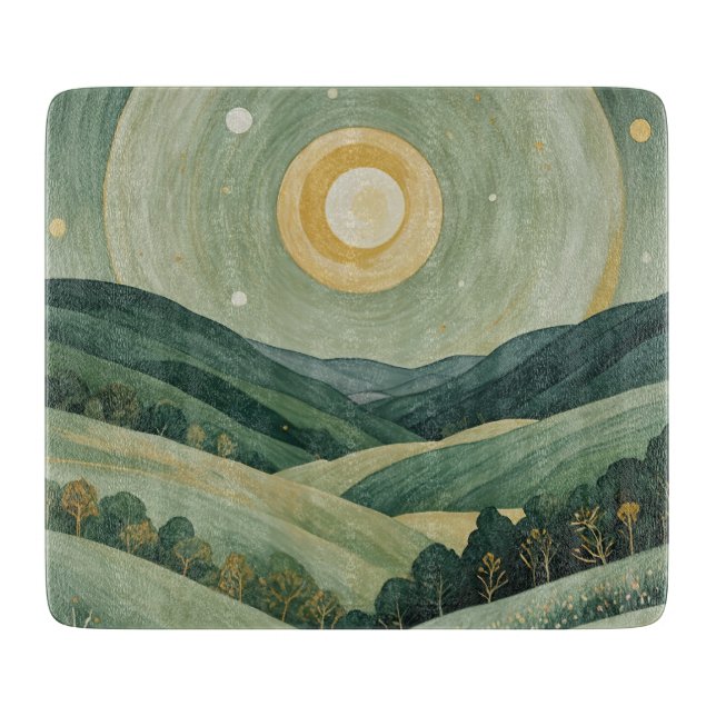Lunar Lullaby Cutting Board (Front)