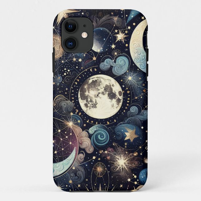 Lunar Magic Case-Mate iPhone Case (Back)