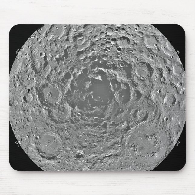 Lunar mosaic of the south polar region of the m mouse mat (Front)