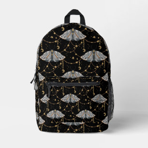 Lunar Moth Dreamscape Printed Backpack